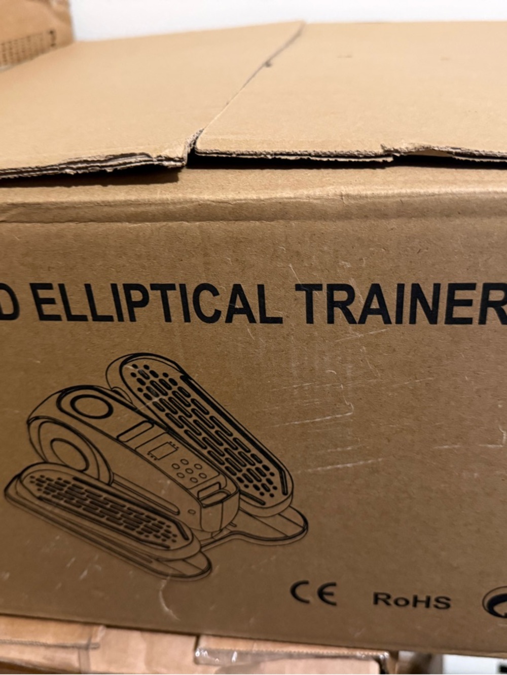 Compact Elliptical Trainer - Brown Kraft Box